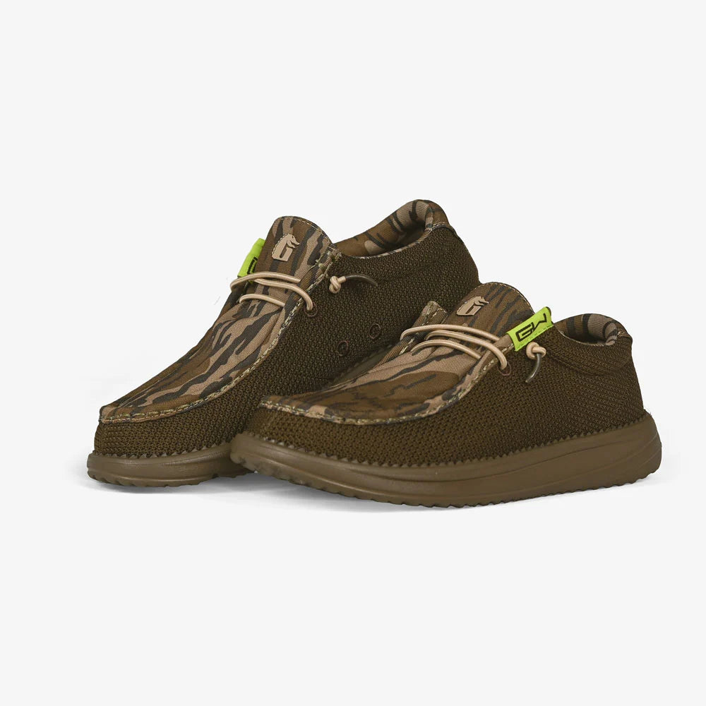 Gator Wader Camp Shoes Womens - 2-Tone Mossy Oak Original Bottomland