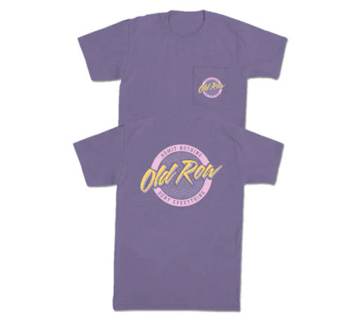 Old Row Circle Pocket Tee (Grape)