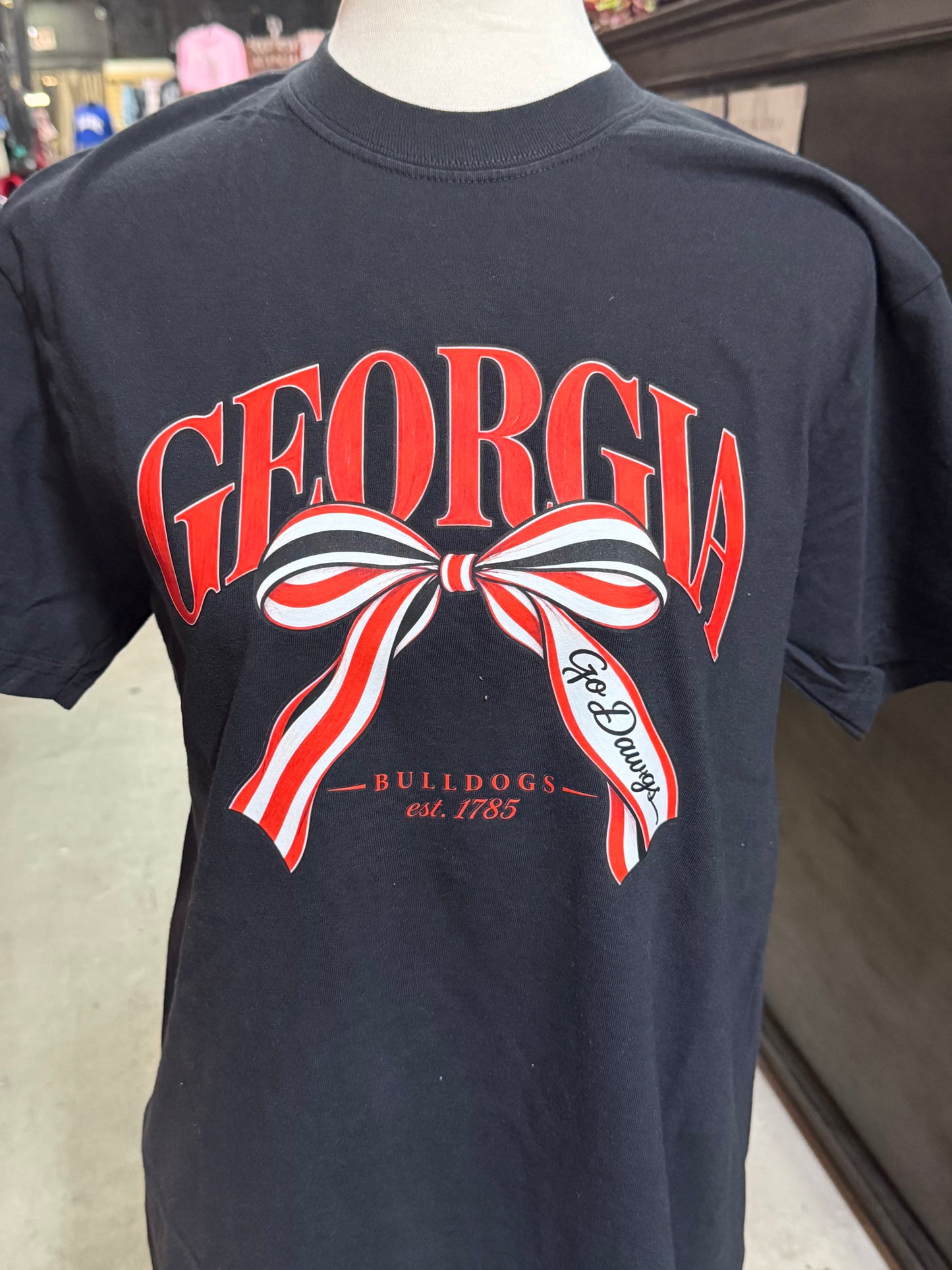 Simply You UGA Bow Tee