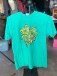 Simply You Glitter Painted Shamrock Tee