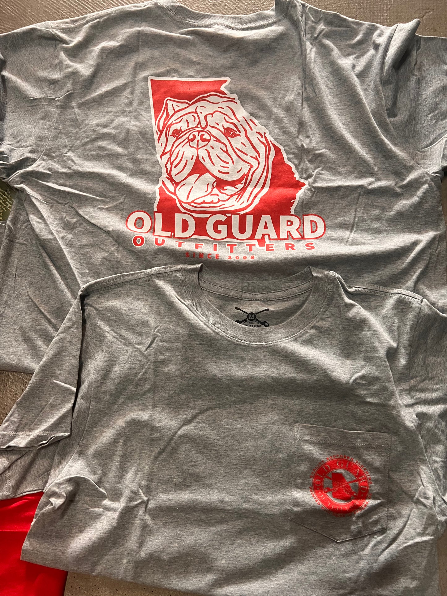 Old Guard Bulldog Map Tee