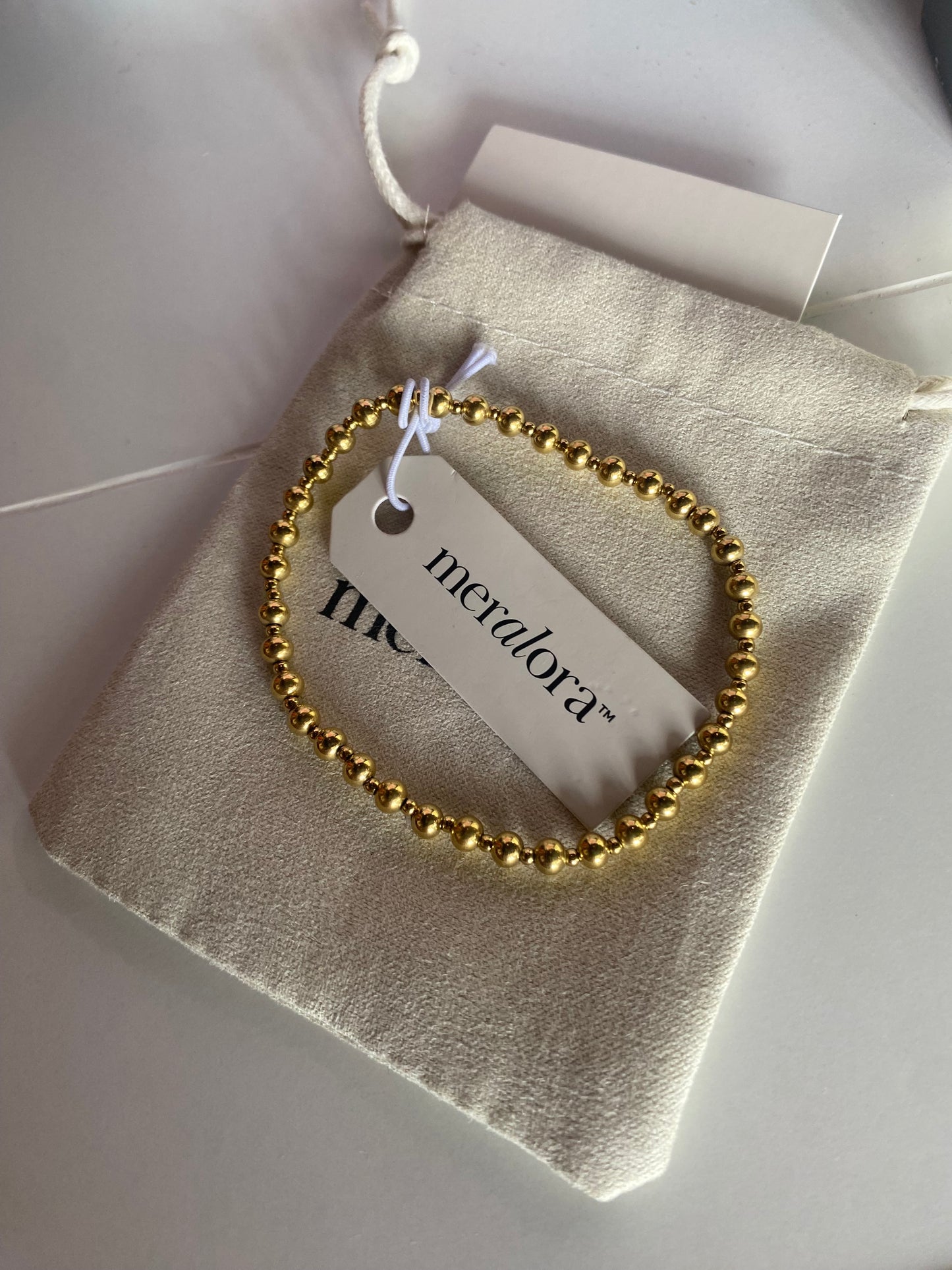 Meralora 4mm/2mm Beaded Bracelet