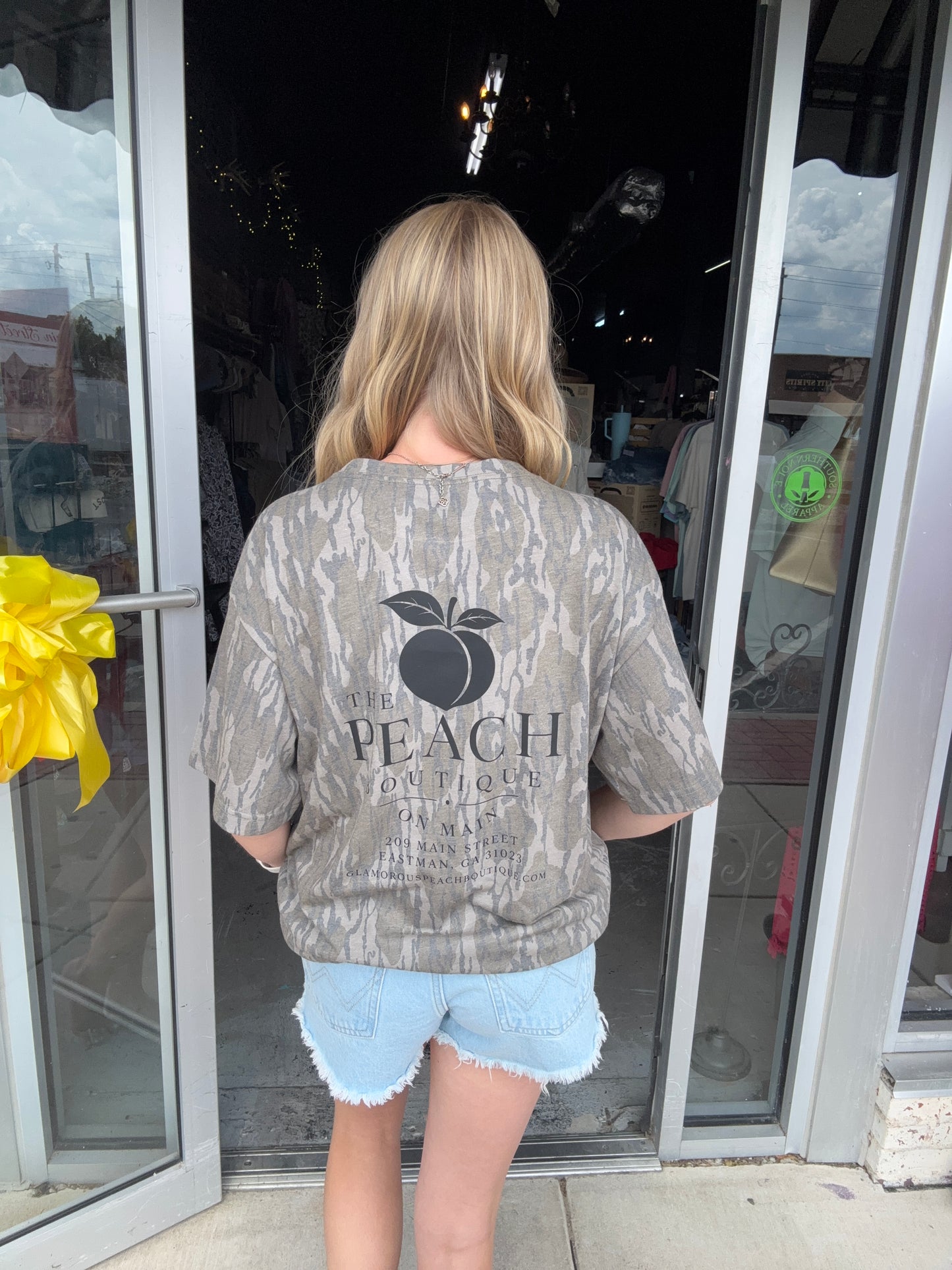 The Glamorous Peach Camo Tees
