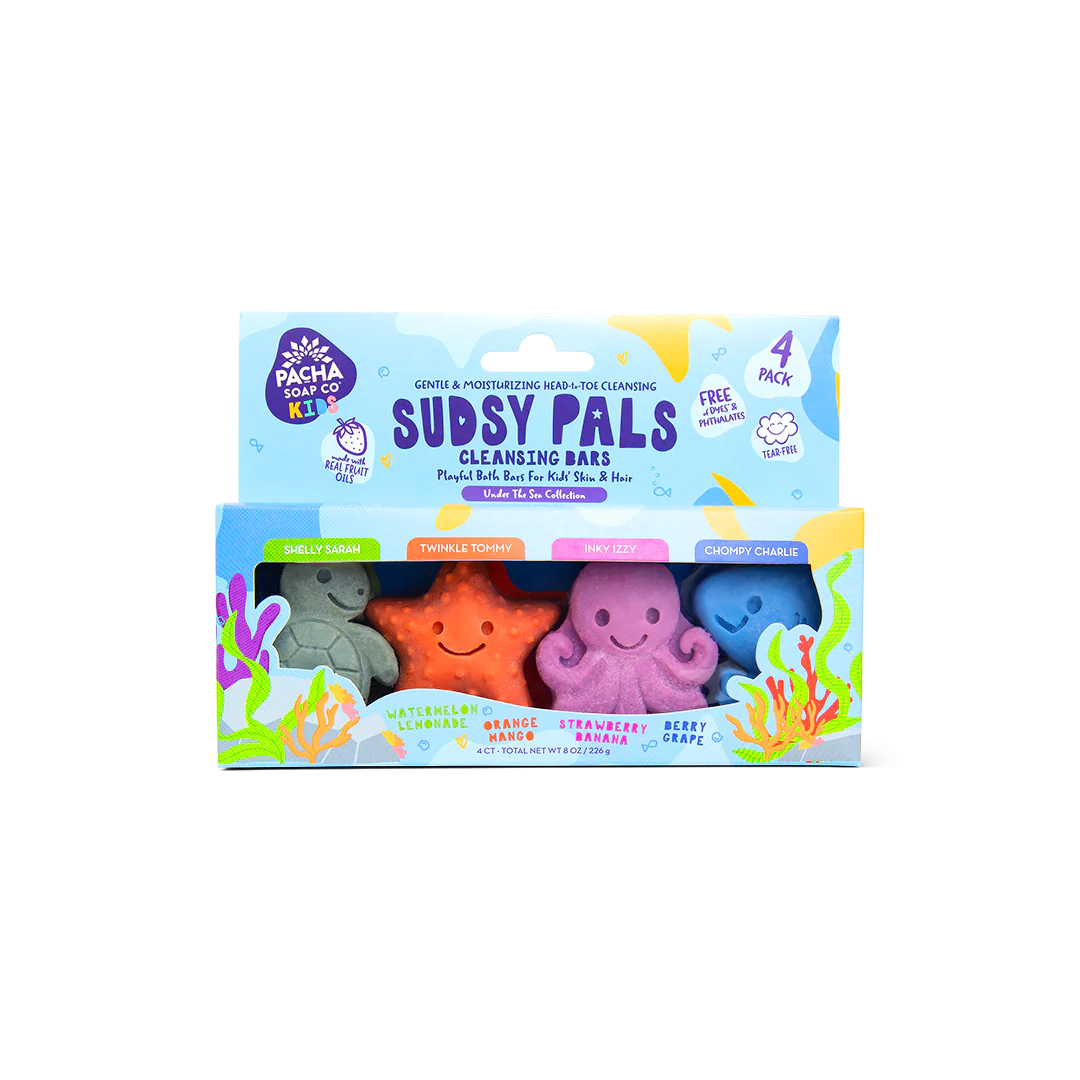 Pacha Soap Co Sudsy Pals Cleansing Bars