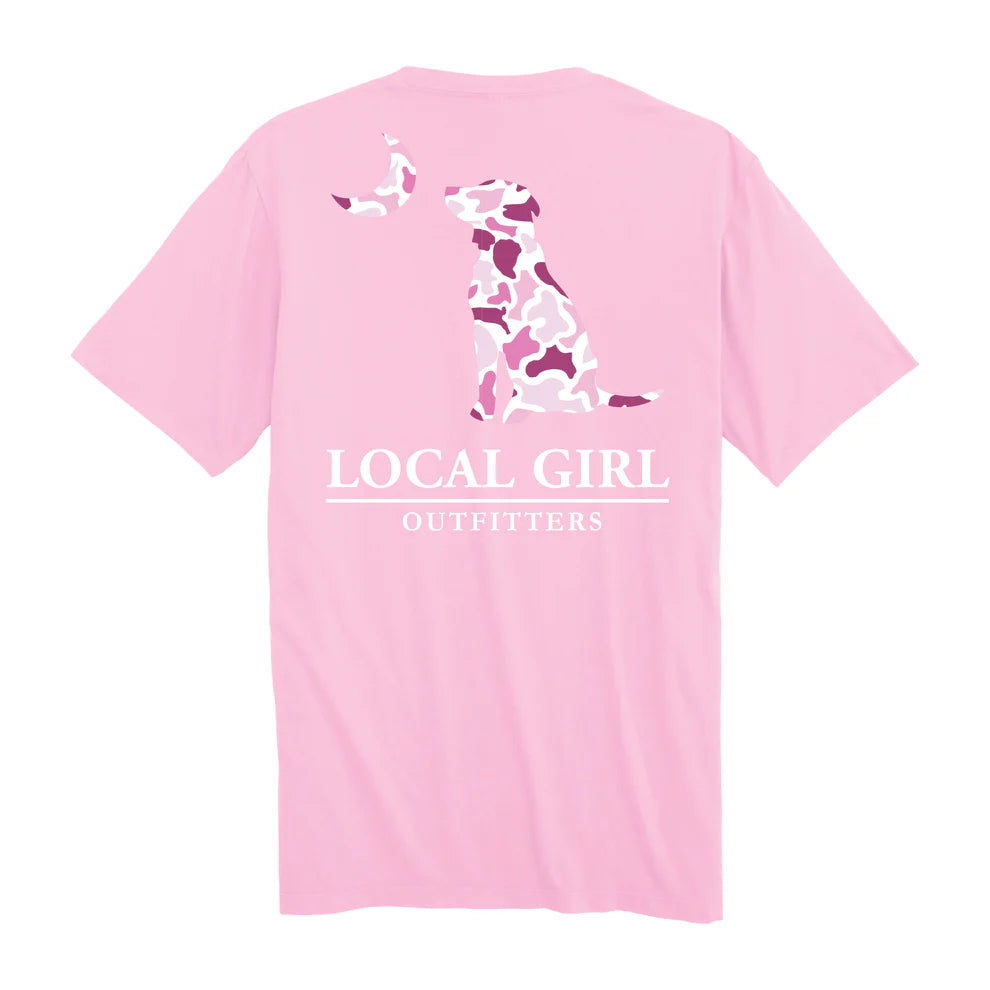 Local Girl Pink LCF Dog & Moon SS Tee