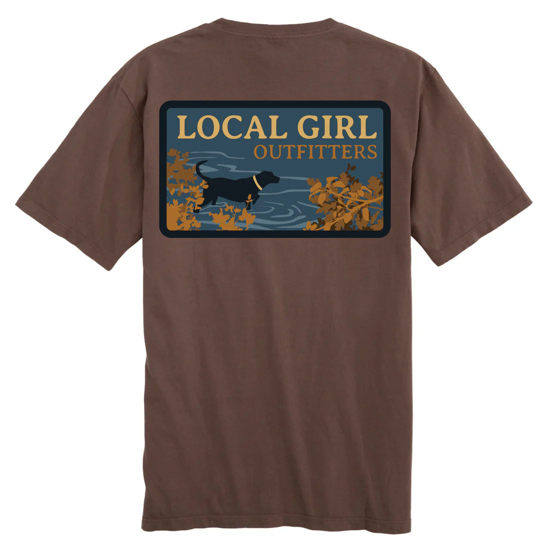 Local Girl Brown River Pup SS Tee