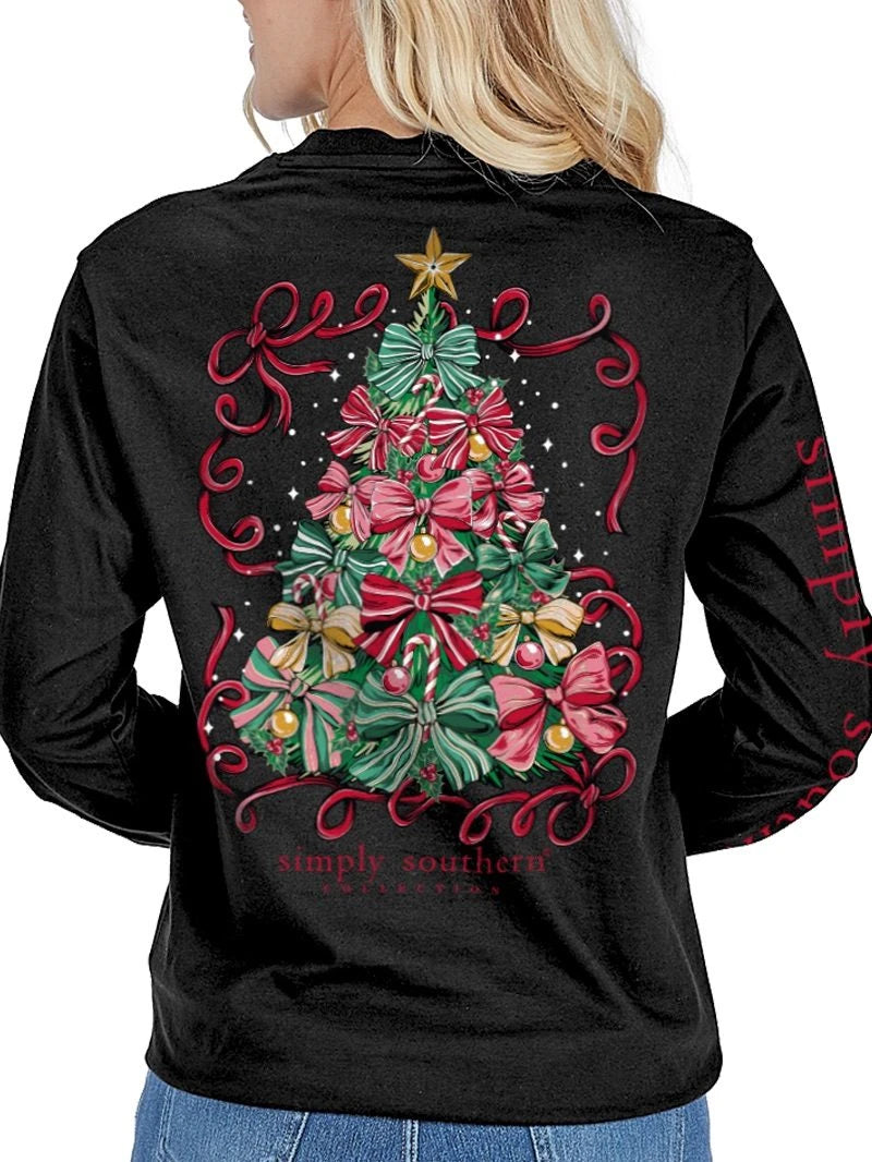 Simply Southern Long Sleeve Christmas Tree Tee