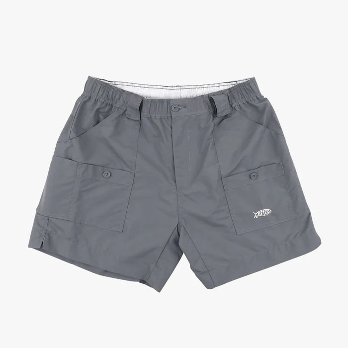 AFTCO Men's Charcoal Fishing Shorts