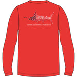 Aftco Jigfish Americana SS Naval Preformance Shirt