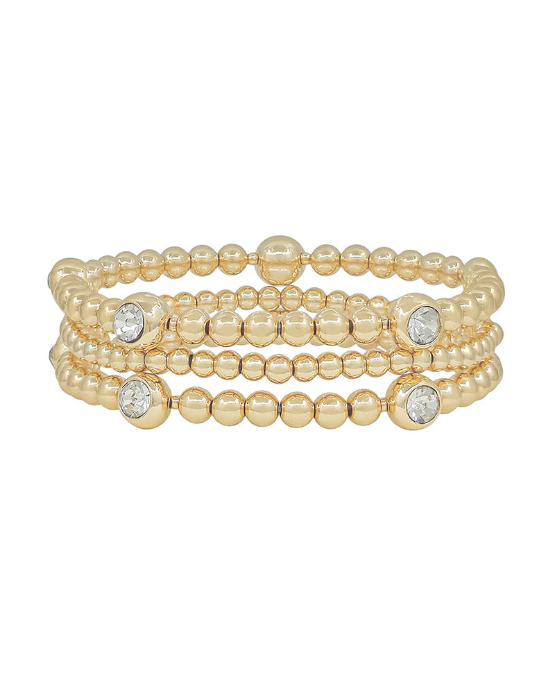 5mm CCB w/ Crystal Ball Bracelet