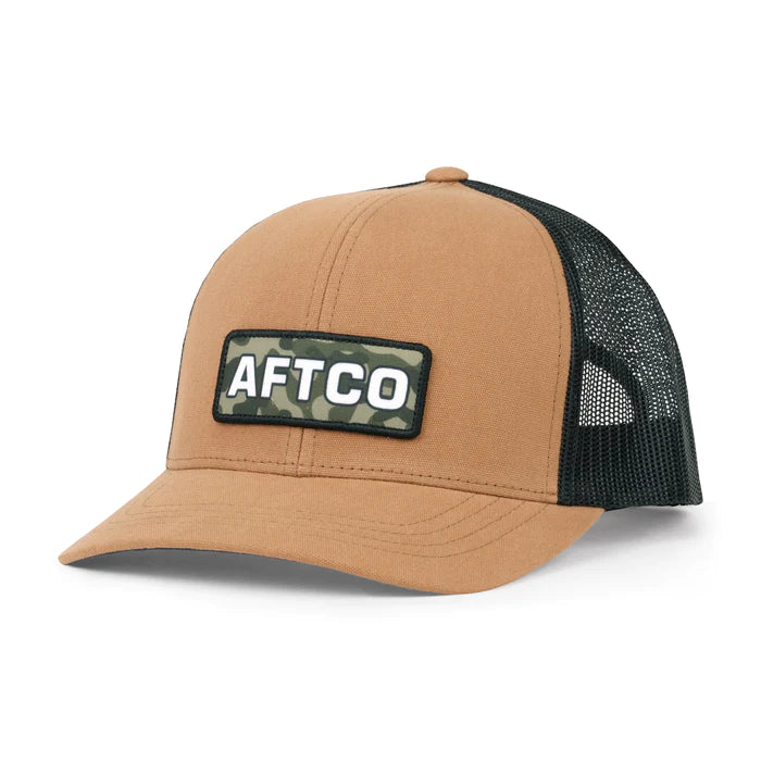 AFTCO Tan/Black Boss Trucker Hat