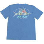 AFTCO Blue Summertime Tee