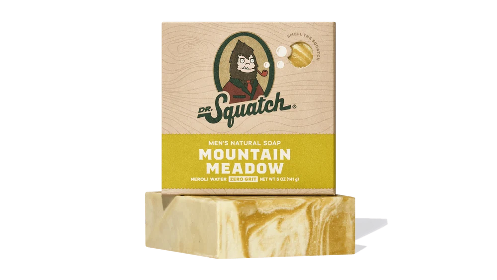 Dr Squatch Wood Mountain Meadow Bar Soap