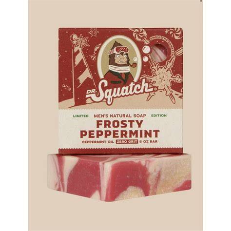Dr Squatch Frosty Peppermint Bar Soap