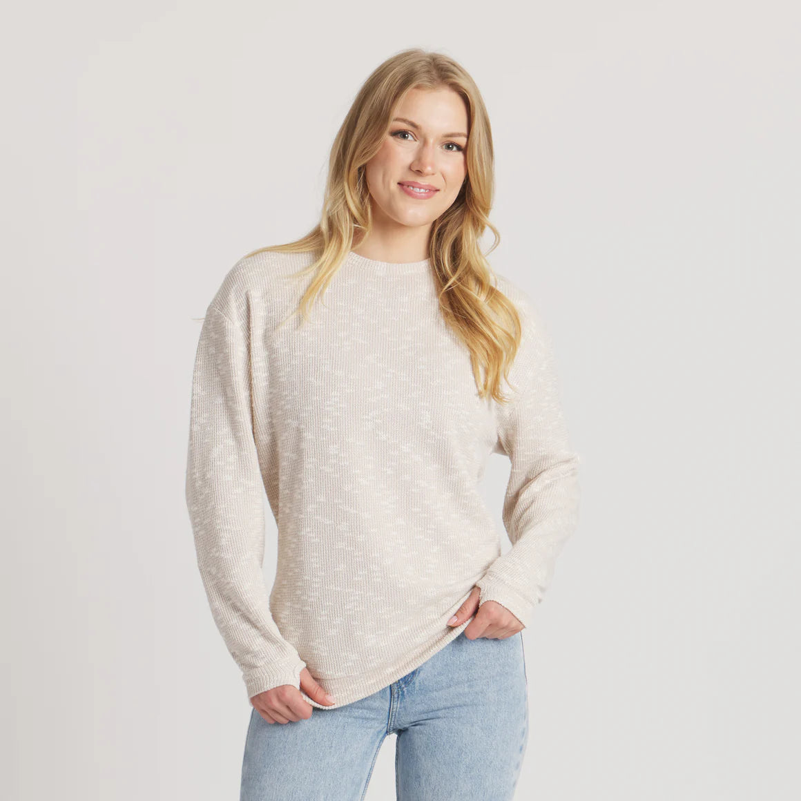 Southern Marsh Oatmeal Foothills Sunday Morning Sweater