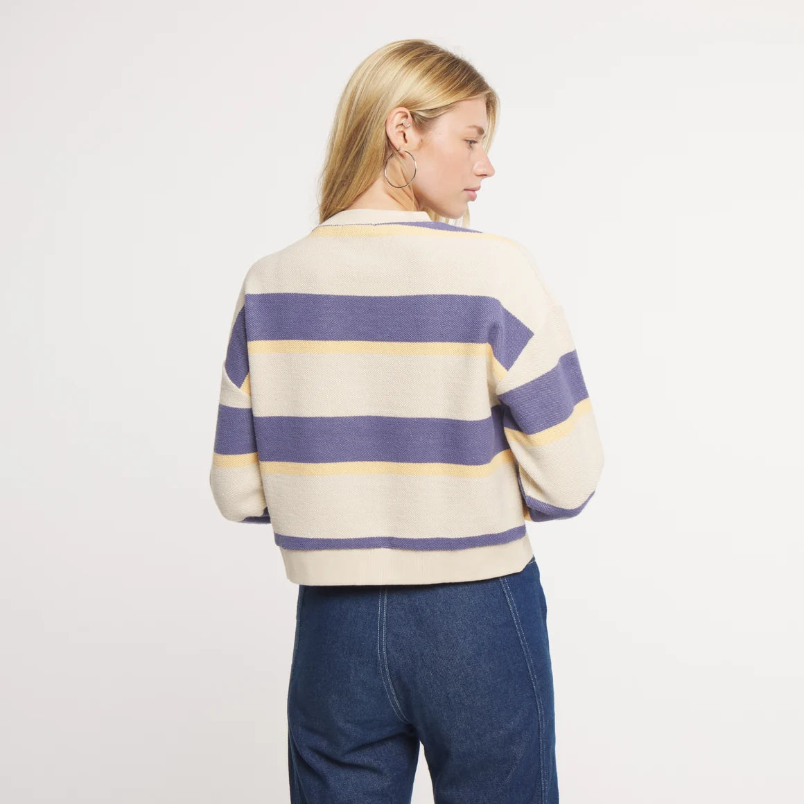 Sunday Morning Sweater - Mimosa Stripe