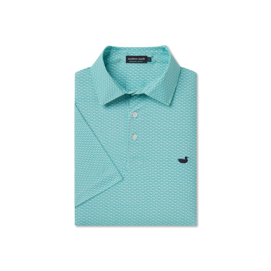 Southern Marsh Youth Teal Flyline Performance Polo