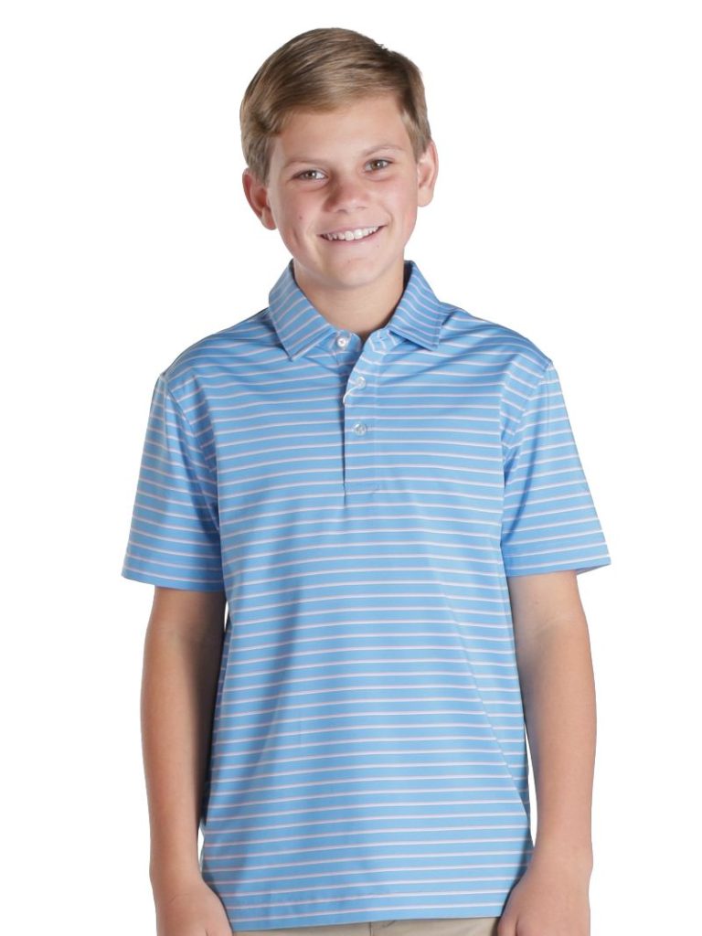 Simply Southern Youth Microstripe Polo
