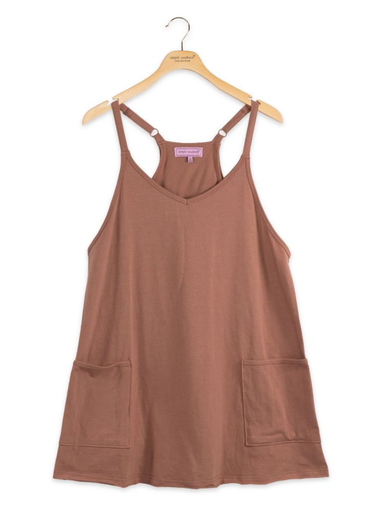 Simply Southern Tara Mocha Dress