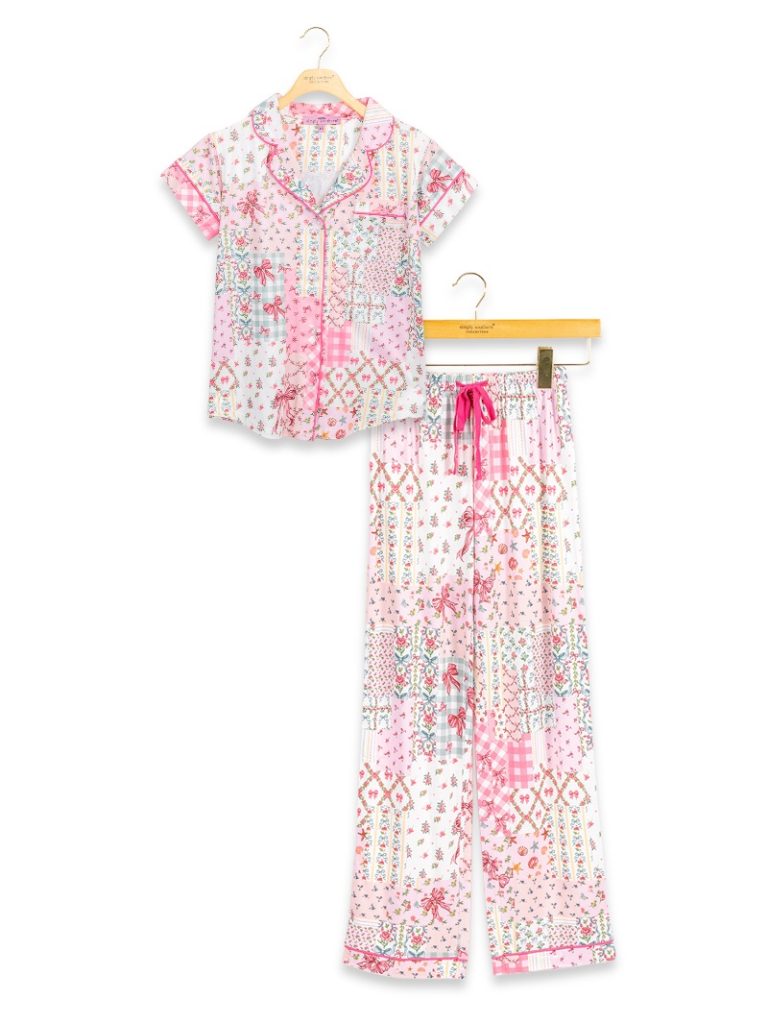 Simply Southern Youth Quilted Ribbon Pajama Set