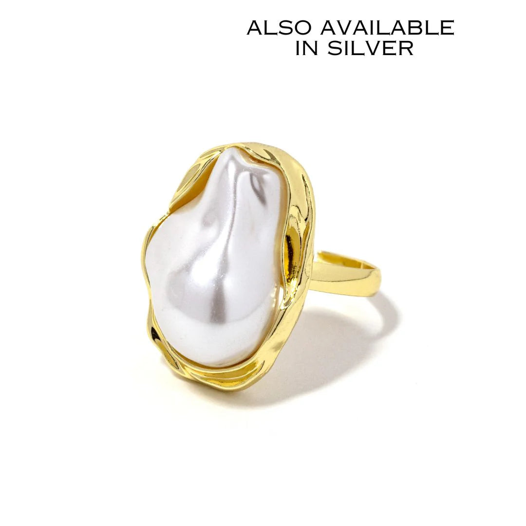 Erimish Pearl Glow Ring