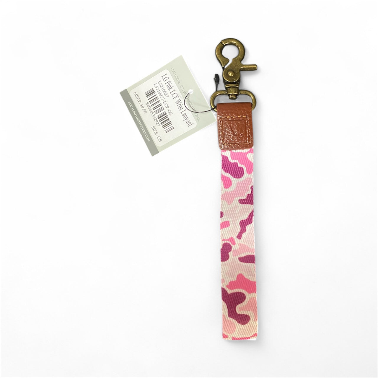 Local Girl Pink Localflage Wrist Lanyard
