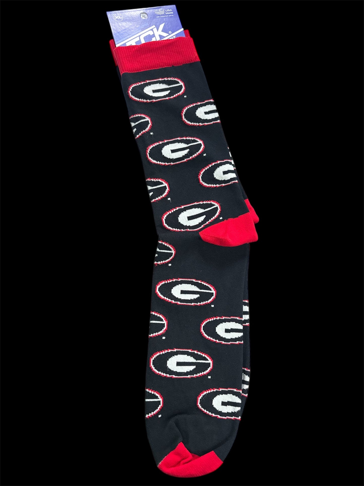 TCK Georgia Logo Black High Socks