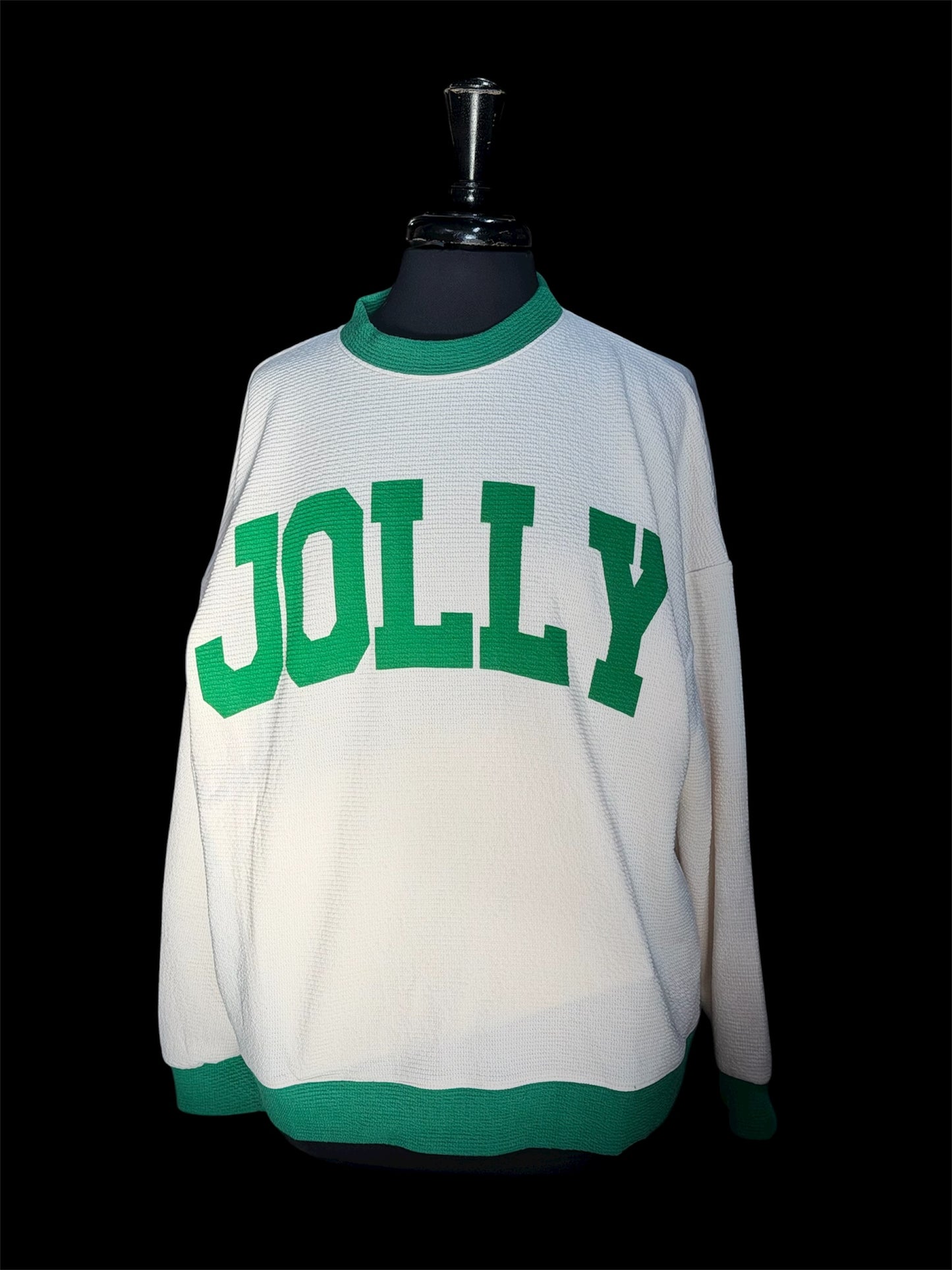 Cloudy Knit Jolly Ringer Sweatshirt