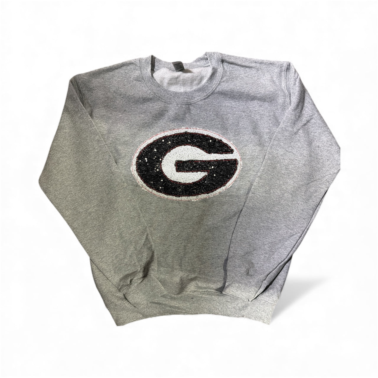 UGA Scequin Crewneck