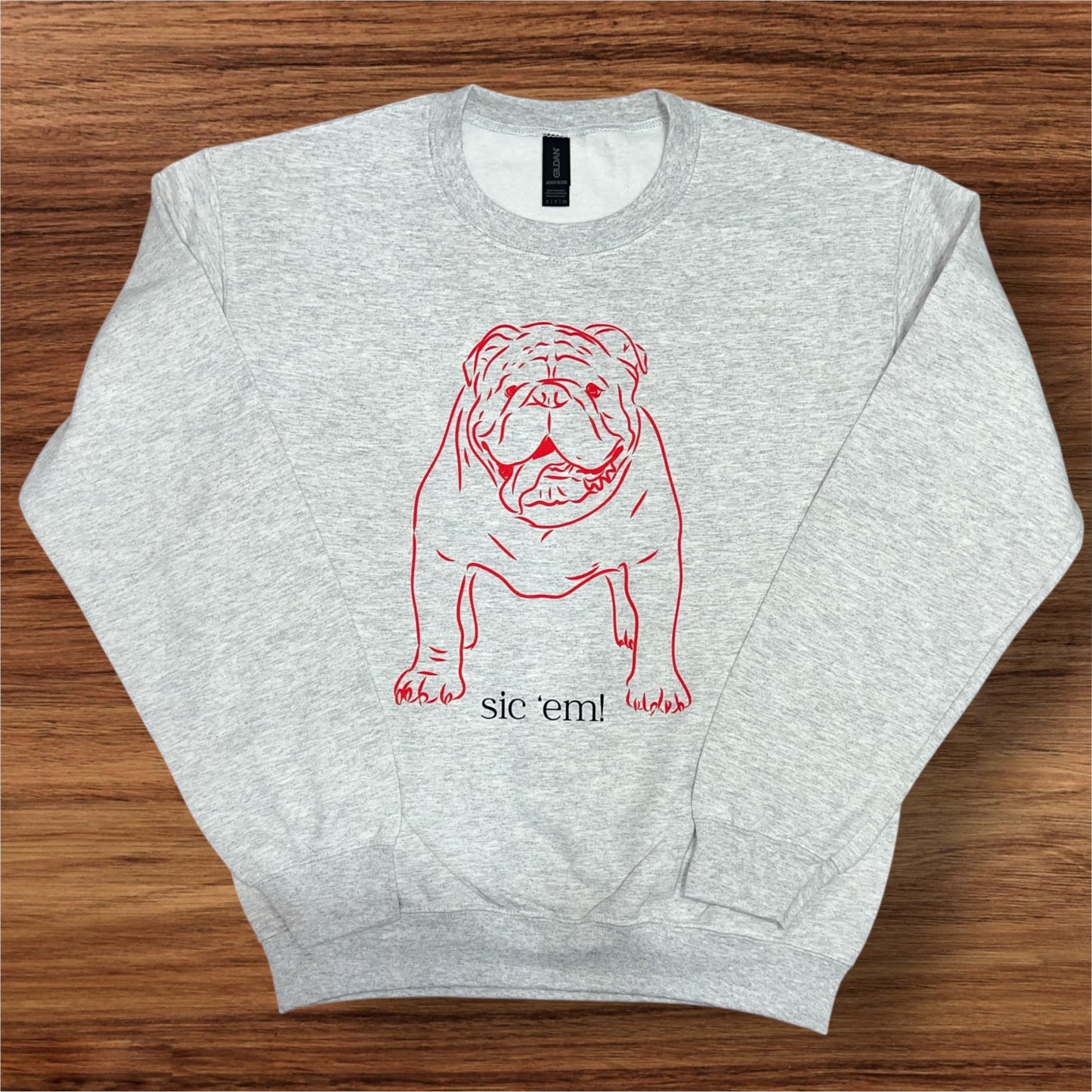 Simply You Sic 'Em Bulldog Sweatshirt