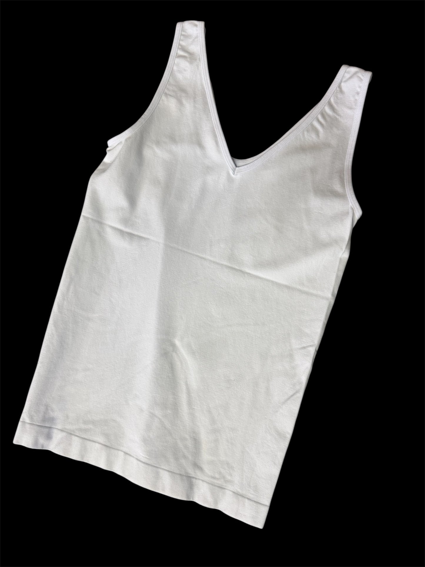 White Seamless Tank Top