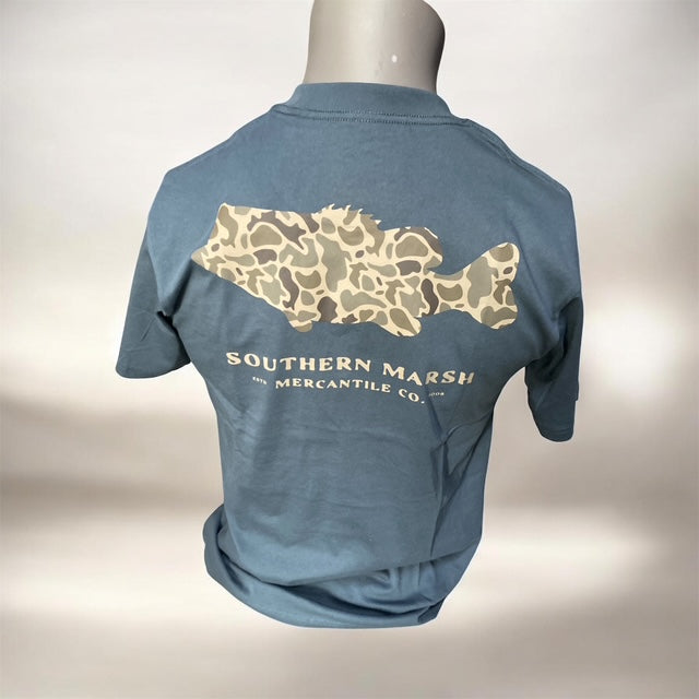Southern Marsh Youth Camo Bass T-Shirt
