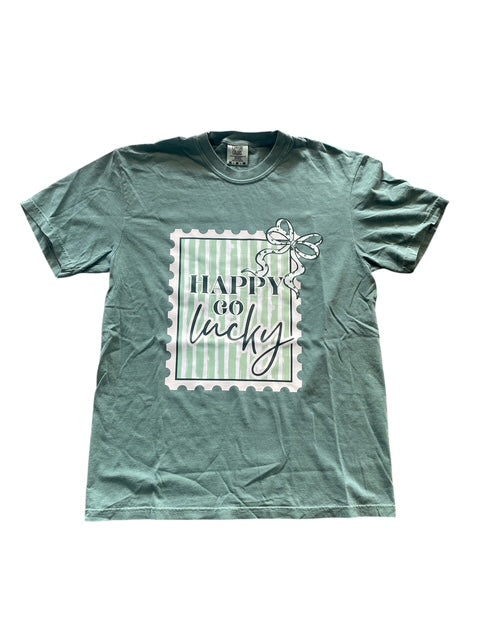 3 Kids & a Press 'Happy Go Lucky' Tee