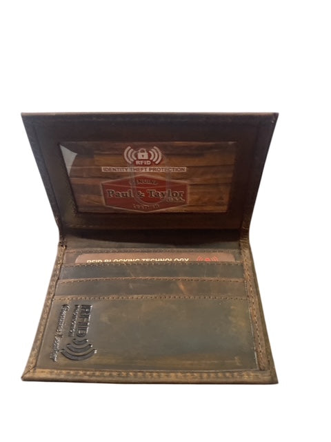 Paul & Taylor Dark Brown Card Holder