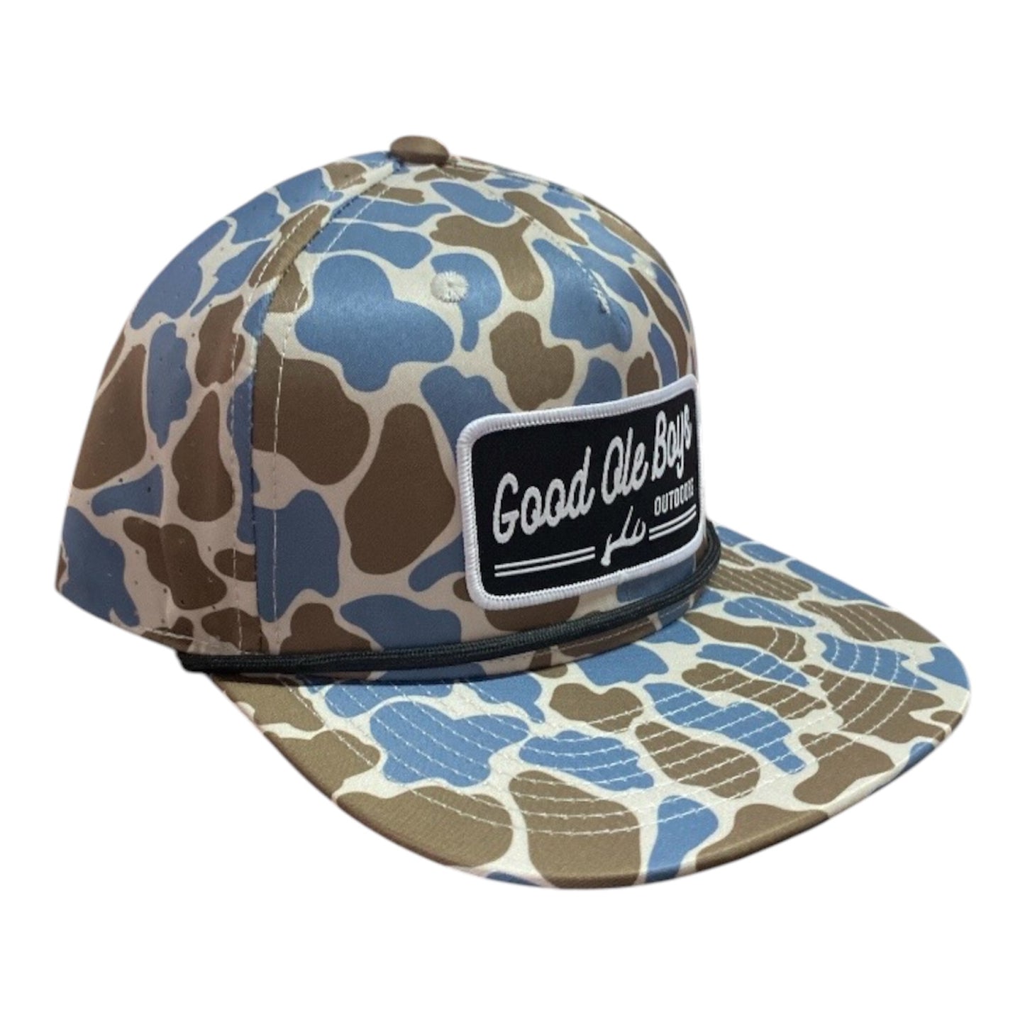 Good Ole Boys Blue Camo Antler Patch Rope Hat