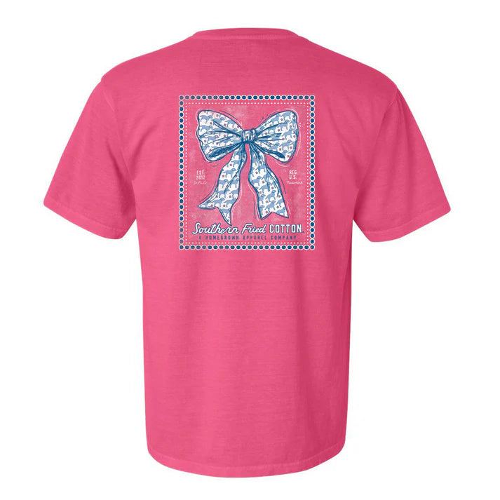 Southern Fried Cotton Tied & True Bow Tee