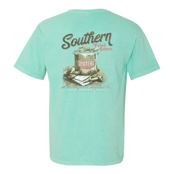 Southern Fried Cotton Bucket of Oysters Tee