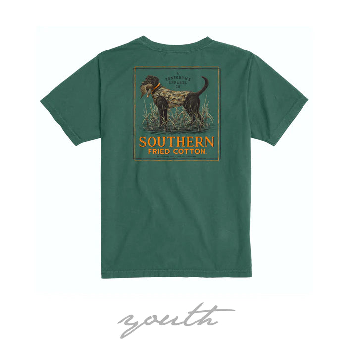 Youth Southern Fried Cotton Dressed to Hunt Granite Tee