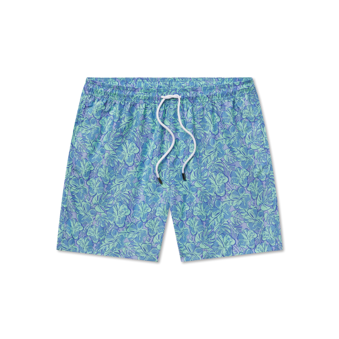 Southern Marsh Harbor Swim Trunk- Hibiscus