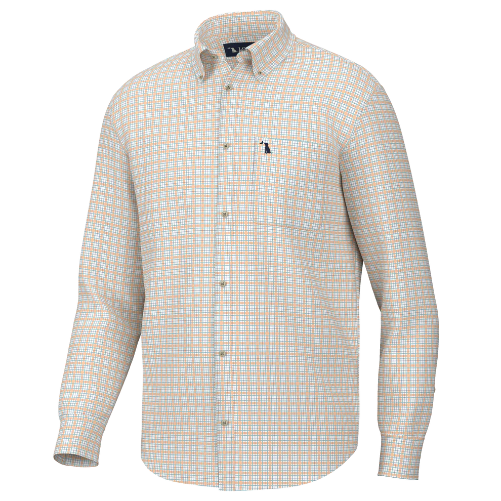 Local Boy Peach/Teal/Slate Faulk Dress Shirt