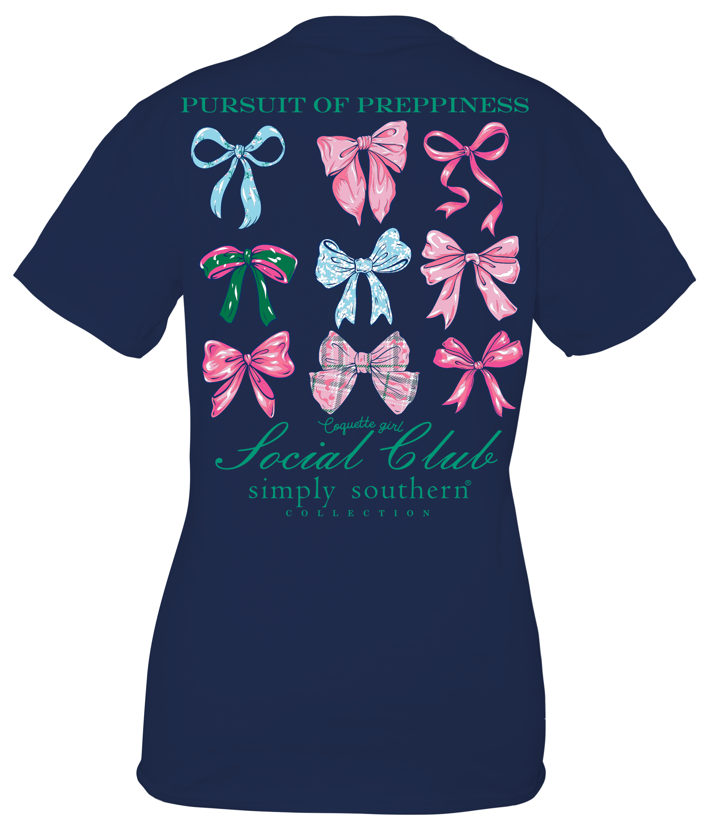 Simply Southern Navy Hairtie Tee