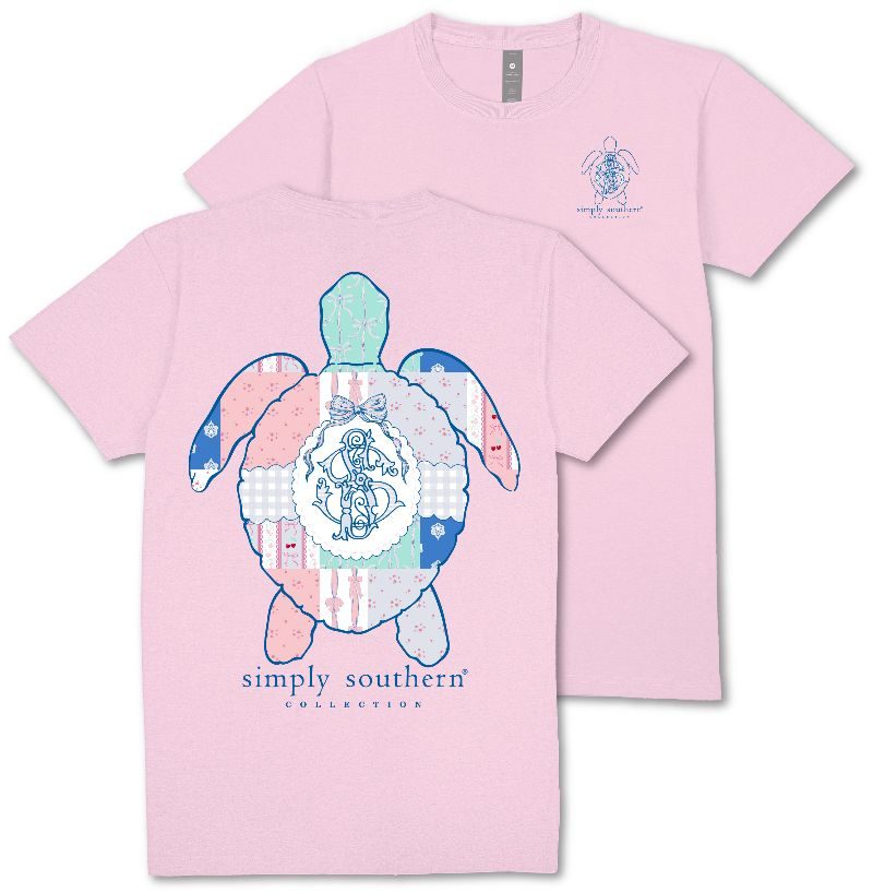 Simply Southern Quilted Turtle Tee with Tracker