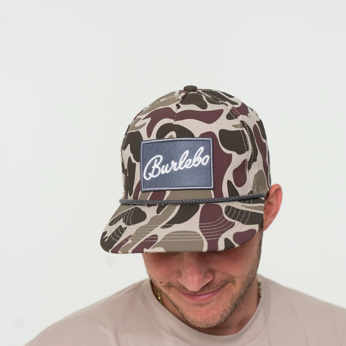 Burlebo Grey Patch Camo Hat