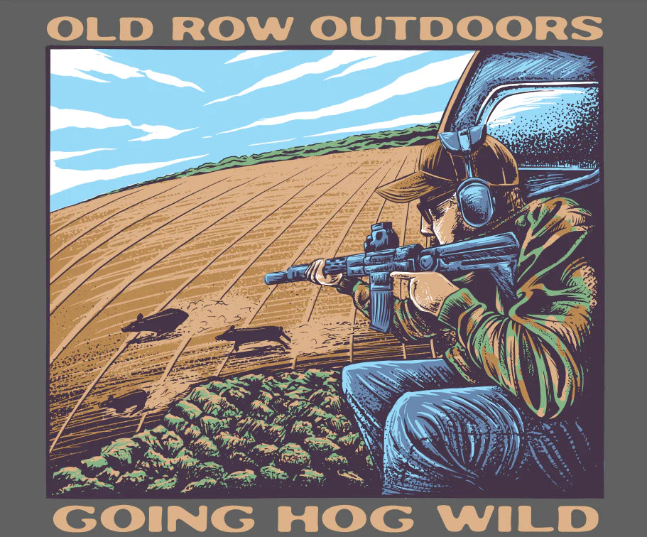 Old Row Outdoors Hog Wild Pocket Tee