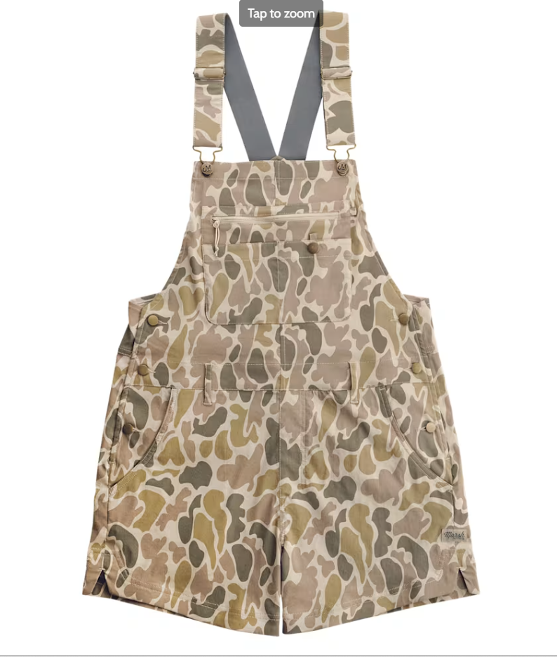 Marsh Wear Womens Khaki Mallard Camo Escape Shortalls