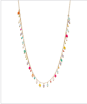 Multi Color Mix Glass Necklaces