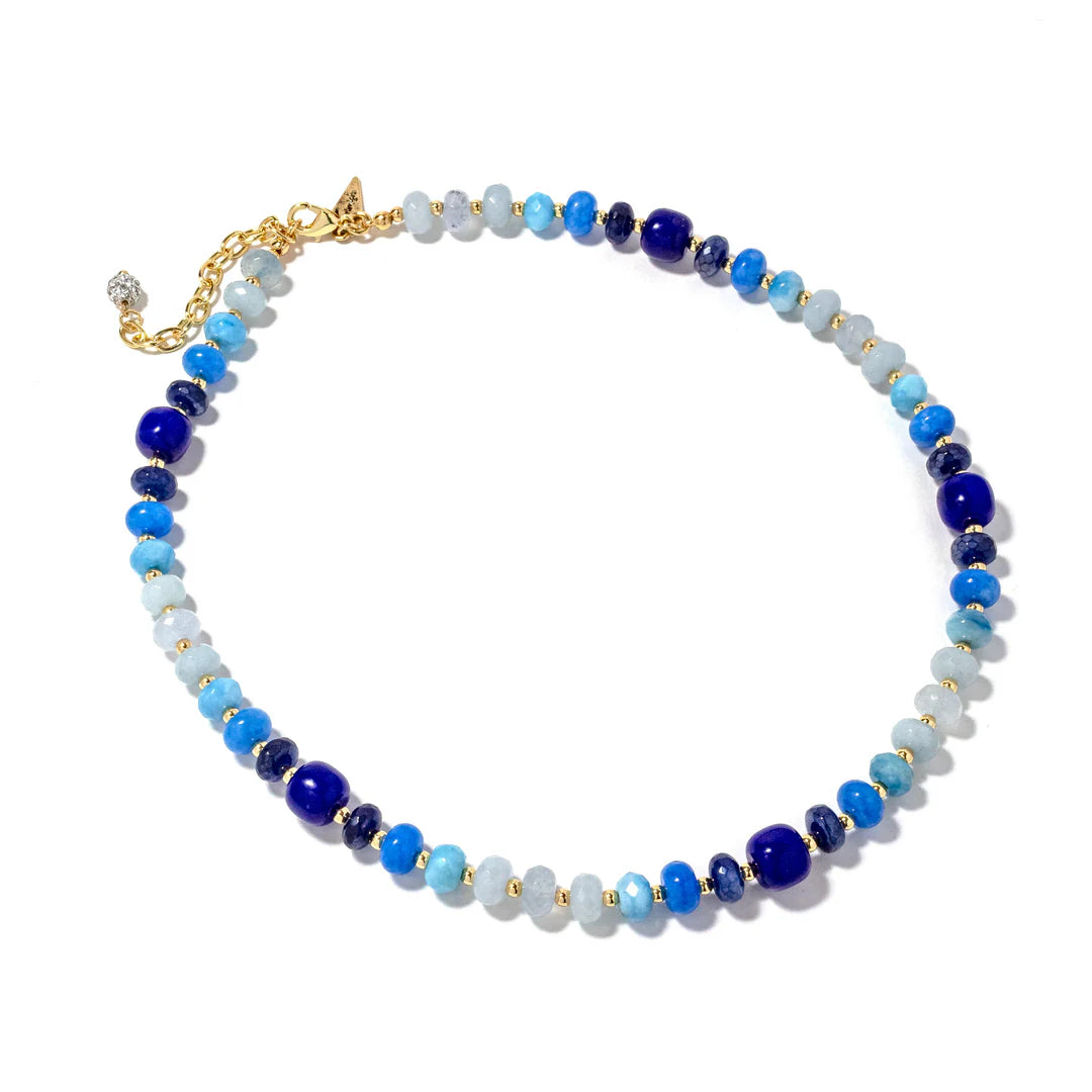 Erimish Blue Sprinkle Necklace