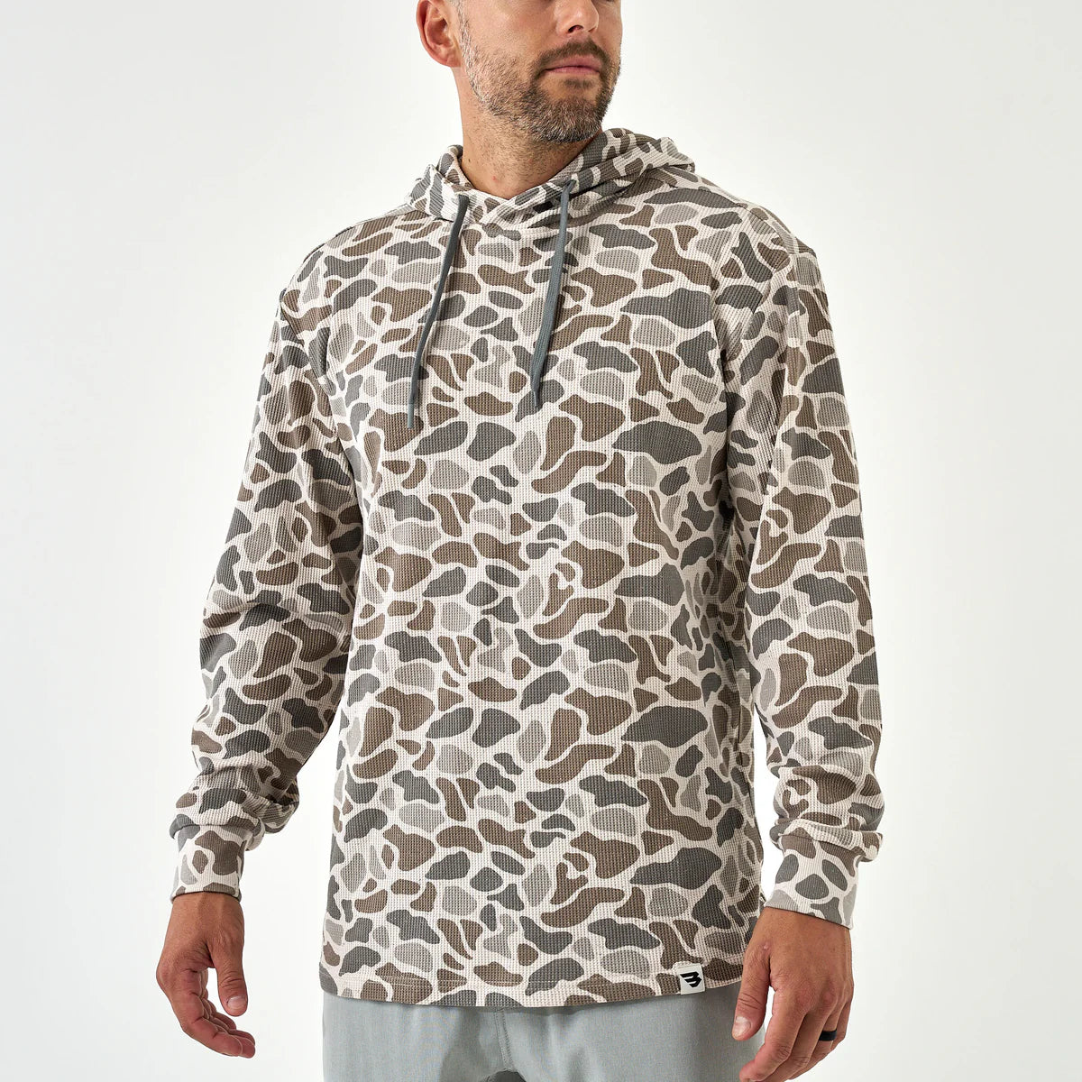 burlebo classic deer thermal hoodie