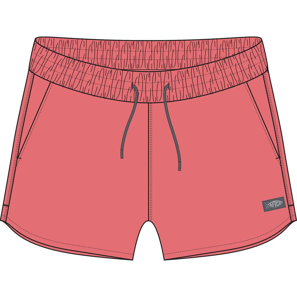 AFTCO Soft Coral Strike Shorts