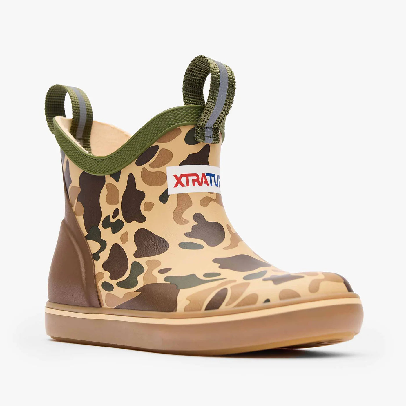 XTRATUF Little Kids' Duck Camo Ankle Deck Boot